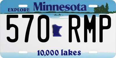 MN license plate 570RMP