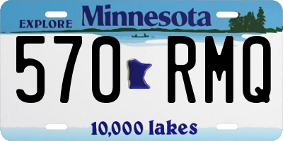 MN license plate 570RMQ
