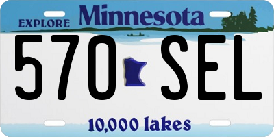 MN license plate 570SEL