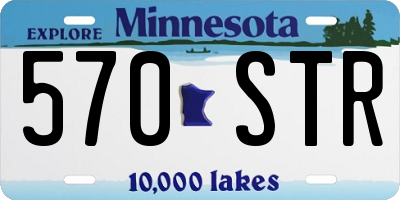 MN license plate 570STR
