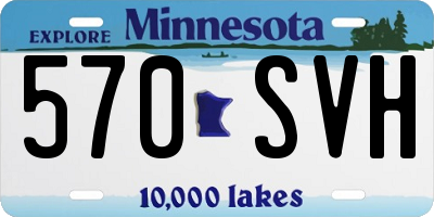 MN license plate 570SVH