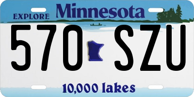 MN license plate 570SZU