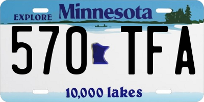MN license plate 570TFA