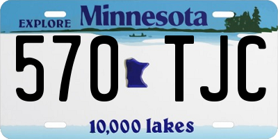 MN license plate 570TJC