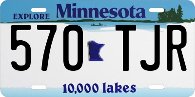 MN license plate 570TJR