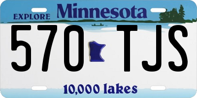 MN license plate 570TJS