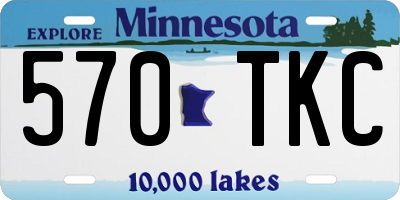 MN license plate 570TKC