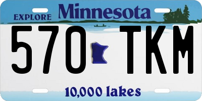 MN license plate 570TKM