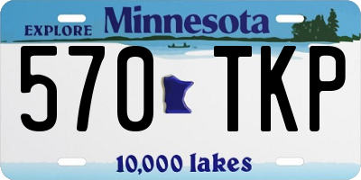 MN license plate 570TKP