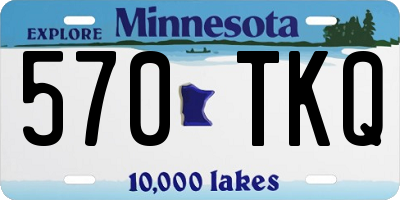 MN license plate 570TKQ