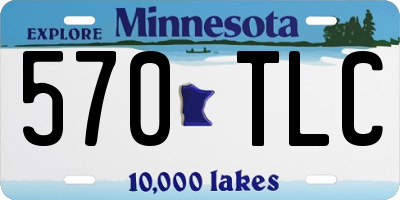 MN license plate 570TLC