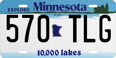 MN license plate 570TLG