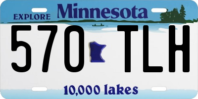 MN license plate 570TLH