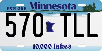 MN license plate 570TLL