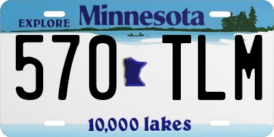 MN license plate 570TLM