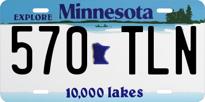 MN license plate 570TLN