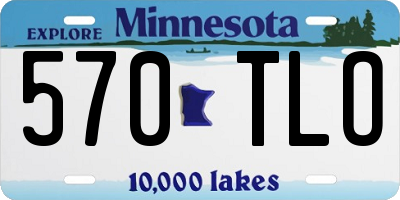 MN license plate 570TLO
