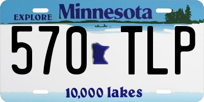 MN license plate 570TLP