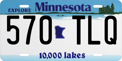 MN license plate 570TLQ