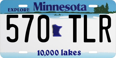 MN license plate 570TLR
