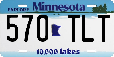 MN license plate 570TLT