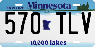 MN license plate 570TLV
