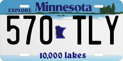 MN license plate 570TLY