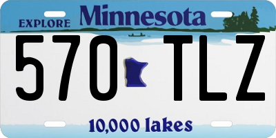 MN license plate 570TLZ