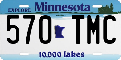 MN license plate 570TMC