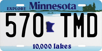 MN license plate 570TMD