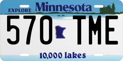 MN license plate 570TME