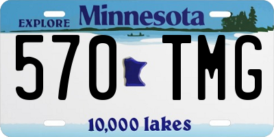 MN license plate 570TMG