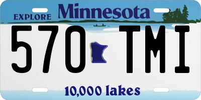 MN license plate 570TMI