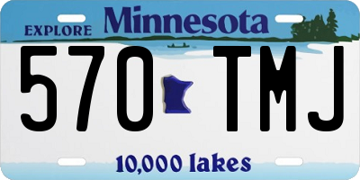MN license plate 570TMJ