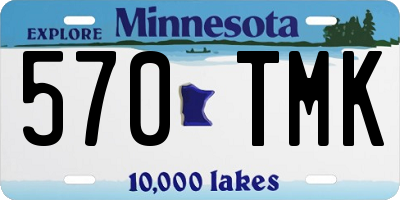 MN license plate 570TMK