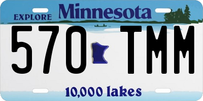 MN license plate 570TMM