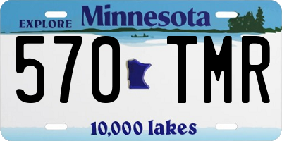 MN license plate 570TMR