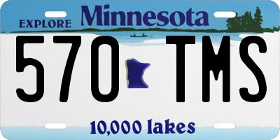 MN license plate 570TMS