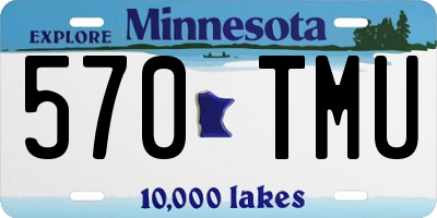 MN license plate 570TMU