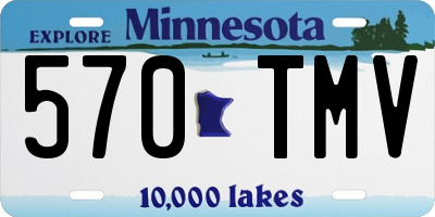 MN license plate 570TMV