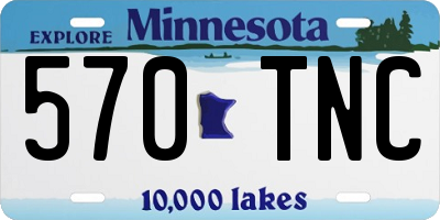 MN license plate 570TNC
