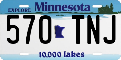 MN license plate 570TNJ