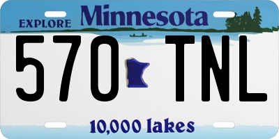 MN license plate 570TNL