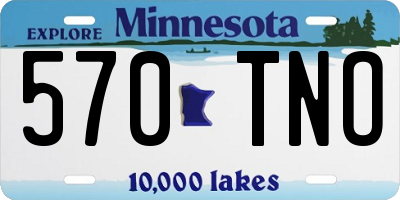 MN license plate 570TNO