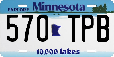 MN license plate 570TPB