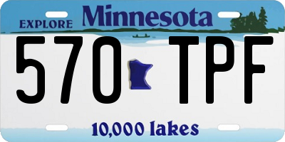 MN license plate 570TPF