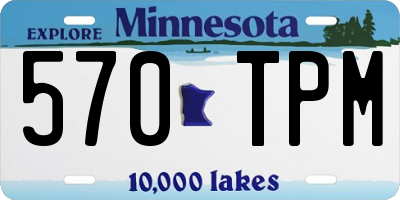 MN license plate 570TPM