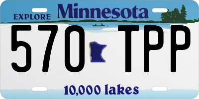 MN license plate 570TPP
