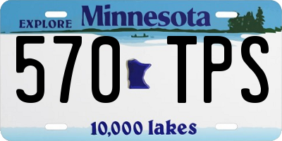 MN license plate 570TPS