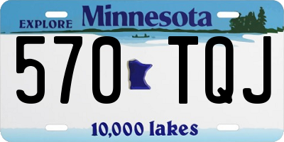 MN license plate 570TQJ